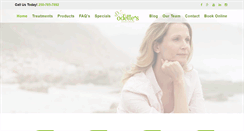 Desktop Screenshot of odettesskincare.com